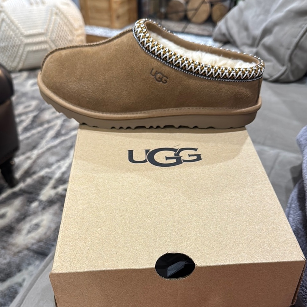 UGG Tasman II Tan Slippers